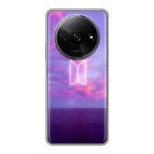 Чехлы BTS для Xiaomi Redmi A3 (AlphaPrint) – BTS логотип