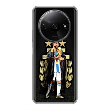 Чехлы для Xiaomi Redmi A3 (Leo чемпион) (AlphaPrint) (Месси Король)