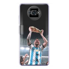 Чехлы Лео Месси Аргентина для Xiaomi Redmi A3 (Счастливый Месси)