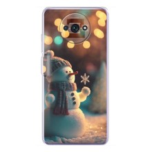 Чехлы на Новый Год Xiaomi Redmi A3 – Снеговик праздничный