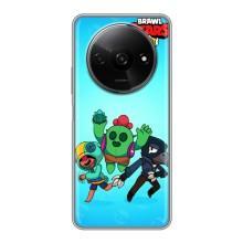 Чехлы Brawl Stars для Xiaomi Redmi A3 (AlphaPrint) – Тріо героїв