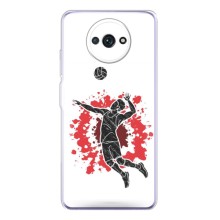 Чохли з прінтом Спортивна тематика для Xiaomi Redmi A3 – Волейболіст