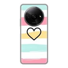 Чехлы с тематикой "Маленькие Сердечки" на Xiaomi Redmi A3 – Красивое сердечко