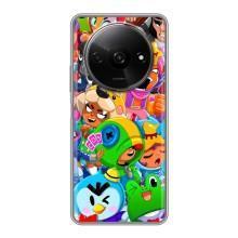 Чехол для Xiaomi Redmi A3 Бравл Старс (VPrint) – Герої Бравл Старс