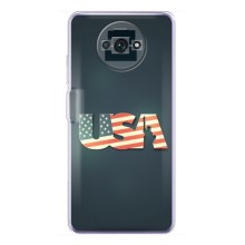 Чехол Флаг USA для Xiaomi Redmi A3 (USA)