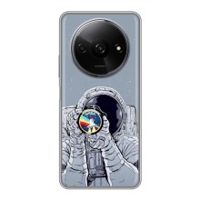 Чехол NASA для Xiaomi Redmi A3 (AlphaPrint) (Космонавт фото)