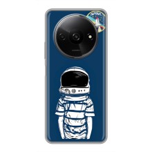 Чехол NASA для Xiaomi Redmi A3 (AlphaPrint) (Мальчик в шлеме)
