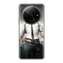 Силиконовый чехол с картинкой "Герой Pubg" на Xiaomi Redmi A3 – Пабг