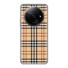 Чехол с Брендами одежды на Редми А3 – Burberry стиль