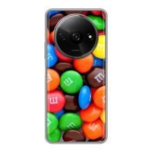 Чехол с изображением  вкусной еды для Xiaomi Redmi A3 – Разноцветные M&M'S
