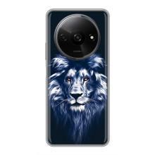 Чехол с картинкой на Xiaomi Redmi A3 – Лев - синий