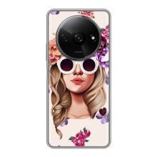 Чохол з картинкою Модні Дівчата Xiaomi Redmi A3 – Дівчина в окулярах