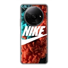 Чехол для Xiaomi Redmi A3 - с принтом Найк (AlphaPrint) (Дымчатый найк)