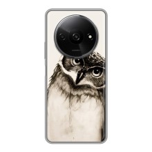 Чехол с птицами на Xiaomi Redmi A3 (VPrint) (Сова)