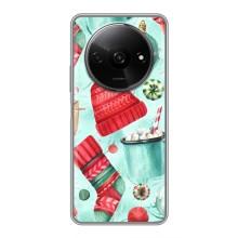Чехол Санта Клаус для Xiaomi Redmi A3 – Одежда