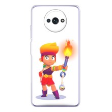 Чехол (ТПУ) с героями Бравл Старс на Xiaomi Redmi A3 (Пенни)