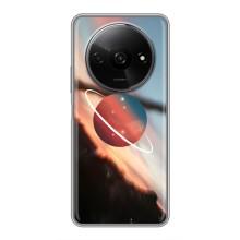 Чехол (ТПУ) с планетами на Xiaomi Redmi A3 – Сатурн