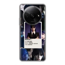 Чехлы Венсдей на Xiaomi Redmi A3 Уэнсдей (AlphaPrint) (коллаж Уэнздей)