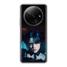 Чехлы Венсдей на Xiaomi Redmi A3 Уэнсдей (AlphaPrint) (взгляд Уэнздей)