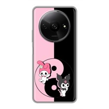 Чехол с кроликом Куроми на Xiaomi Redmi A3 (Куроми Инь Янь)