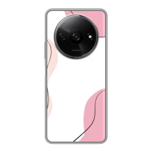 Чехол цветочный дизайн для Xiaomi Redmi A3 – Розовый фон