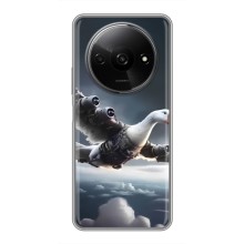 Чохол з мемом Тралалело тралала на Xiaomi Redmi A3 (Бомбардіні гусіні)