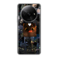 Чохол як приборкати дракона на Xiaomi Redmi A3 (Дракон колаж)