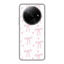 Чохол з бантиками на Xiaomi Redmi A3 (Маленькі бантики)