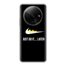 Чехол с логотипом Найк на Xiaomi Redmi A3 – Nike just do it