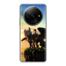 Чохол з принтом дракон Беззубик Xiaomi Redmi A3 – Мультфільм про дракона