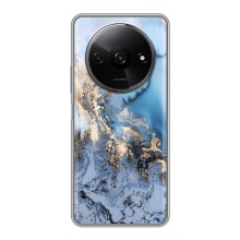 Мраморный чехол на Xiaomi Redmi A3 (VPrint) (Нежный мрамор)