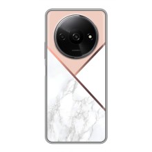 Мраморный чехол на Xiaomi Redmi A3 (VPrint) (Тройной мрамор)