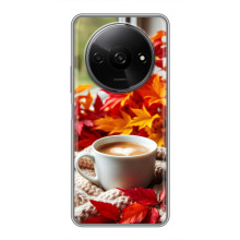 Чехол с уникальным дизайном «Осень с кофе» для Xiaomi Redmi A3