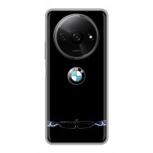 Силиконовый бампер с картинкой машины на Xiaomi Redmi A3 – Черный BMW