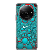 Силиконовый Чехол на Xiaomi Redmi A3 с картинкой Nike (Найк зеленый)