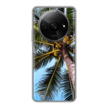 Силиконовый чехол с КАРТИНКАМИ лето для Xiaomi Redmi A3 (AlphaPrint) (Пальма)