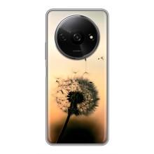 Силіконовий Чохол з кульбабками на Xiaomi Redmi A3 – Роздмухана кульбабка