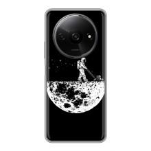 Силиконовый Чехол с принтом "Космонавты" на Xiaomi Redmi A3 – Космонавт