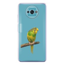 Силиконовый чехол с птичкой на Xiaomi Redmi A3 (Попугайчик)