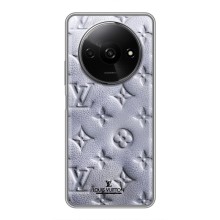 Текстурный Чехол Louis Vuitton для Редми А3 (Белый ЛВ)