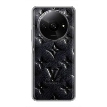 Текстурний Чохол Louis Vuitton для Редмі А3 – Чорний ЛВ