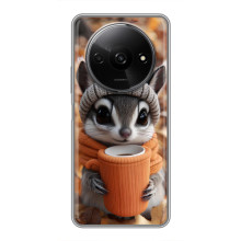 Печатный чехол «Зверята с кофе» для Xiaomi Redmi A3