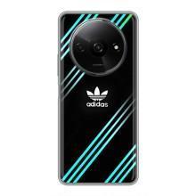 Чехлы Адидас для Xiaomi Redmi A3x (AlphaPrint) – Адидас с полосами