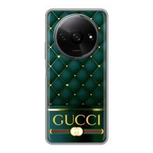 Чехлы ГУЧЧИ для Редми А3икс (AlphaPrint) – Текстура Гуччи