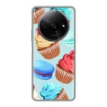 Чехлы с Фруктами для Xiaomi Redmi A3x (VPrint) (Кексики)