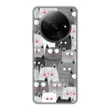 Чохли з Котиками для Xiaomi Redmi A3x (VPrint) (Мальовані котики)