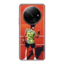 Чехлы с принтом Спортивная тематика для Xiaomi Redmi A3x – Алькарас Теннисист