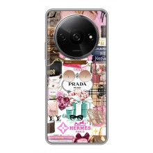 Чохол (Dior, Prada, YSL, Chanel) для Xiaomi Redmi A3x (Брендb)