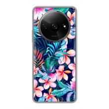 Чохол для Редмі А3ікс - з принтом (Дизайнерські) (AlphaPrint) (Мальовничі квіти)