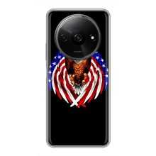 Чохол Прапор USA для Xiaomi Redmi A3x – Крила США